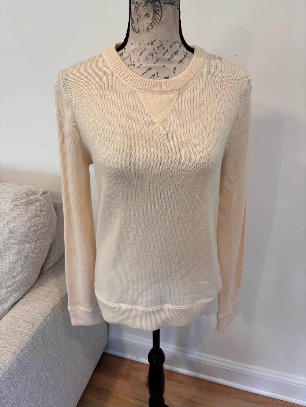 Ralph Lauren purple label cream crewneck sweater size S